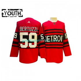 Detroit Red Wings Tyler Bertuzzi 59 Adidas 2022-2023 Reverse Retro Rood Authentic Shirt - Kinderen